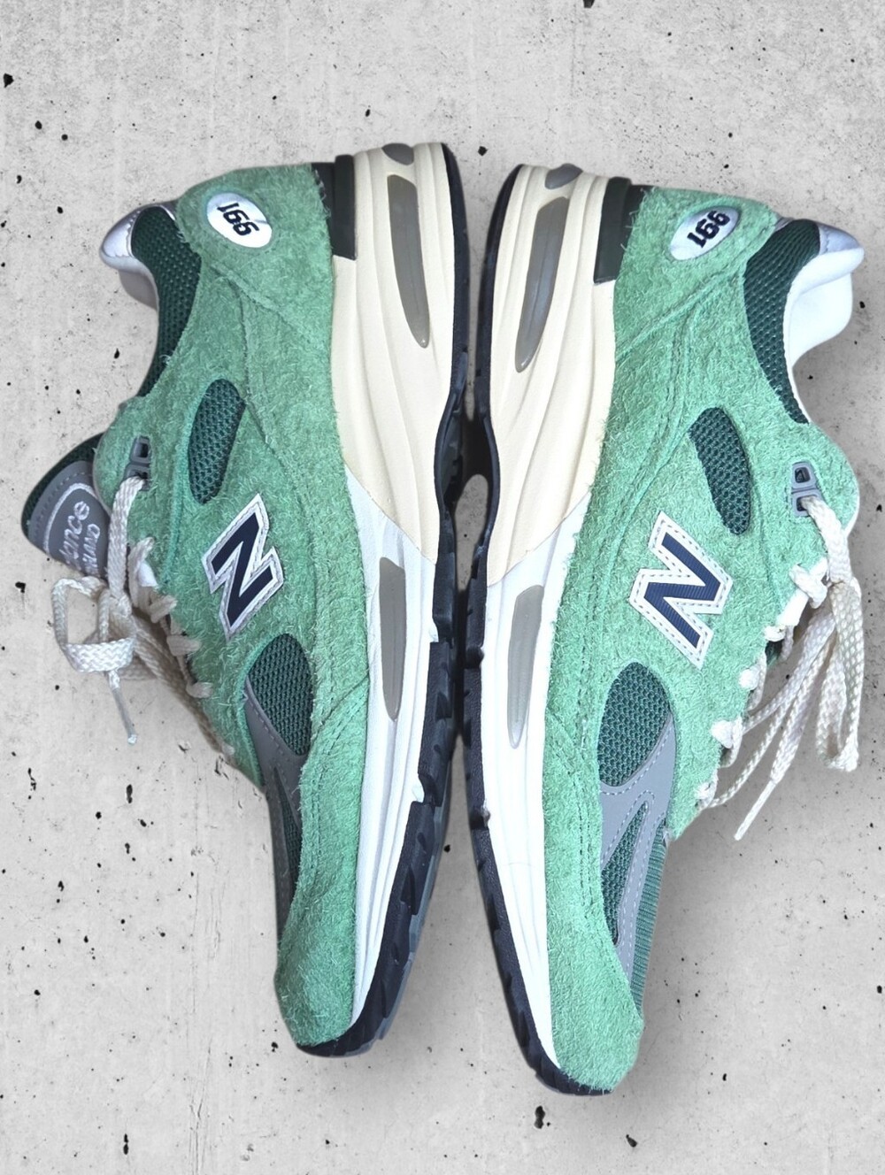 New Balance 991v2 Made in UK "Mineral Green" Grounded Pastels - Size 7 - Picture 7 of 9